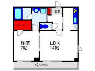 ノーブル上野坂の物件間取画像